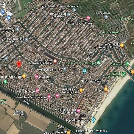 Lindo Apartamento Con Vistas Al Puerto Mistral Empuriabrava Exterior photo
